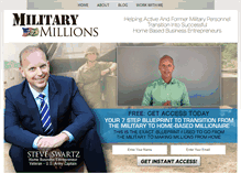 Tablet Screenshot of militarytomillions.com